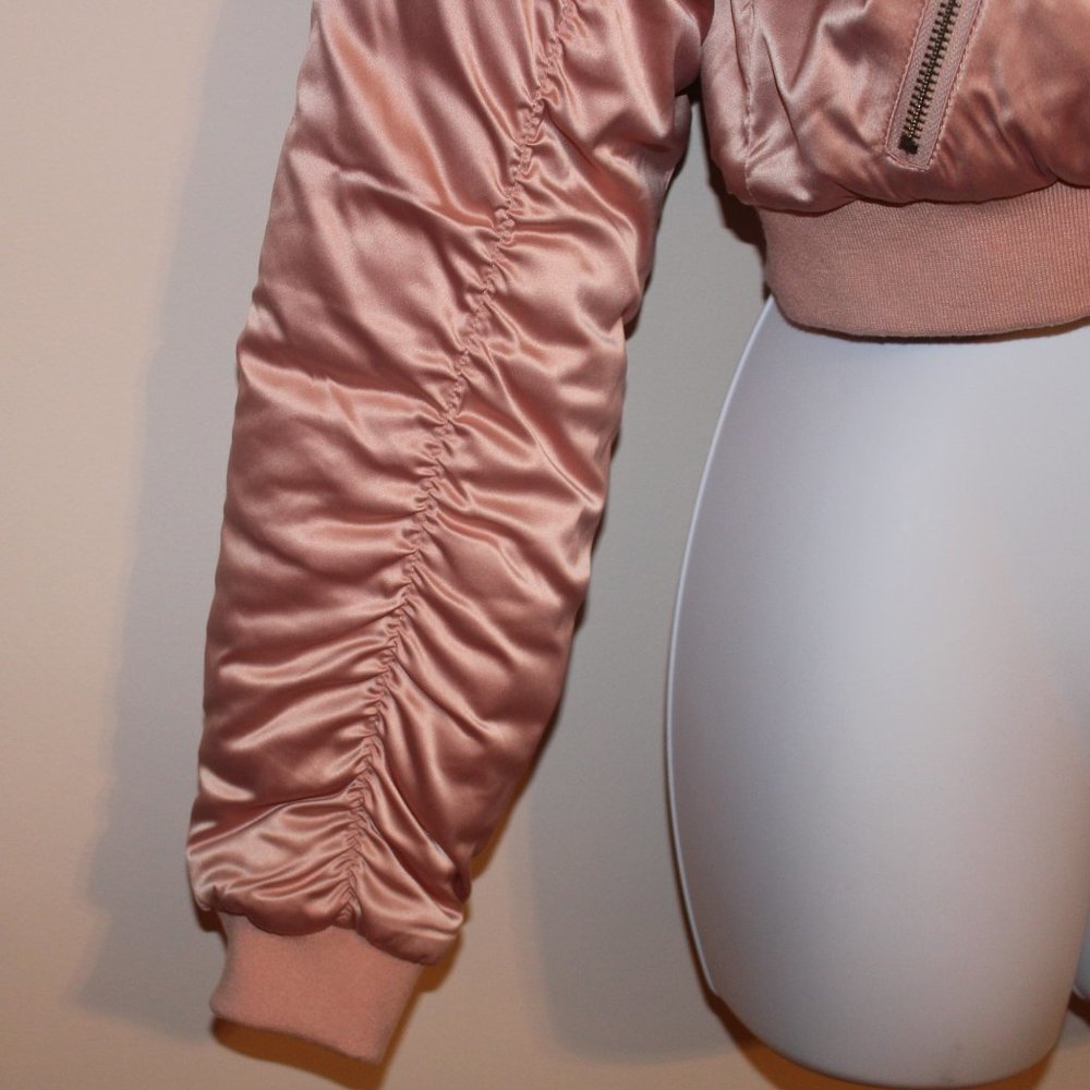 Lovers and Friends Cropped Bomber Jacket NWT - Picture 9 of 15